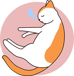 猫咪侧躺着睡时也会露出自己的肚子,这个时候四肢都是舒展开的,说明